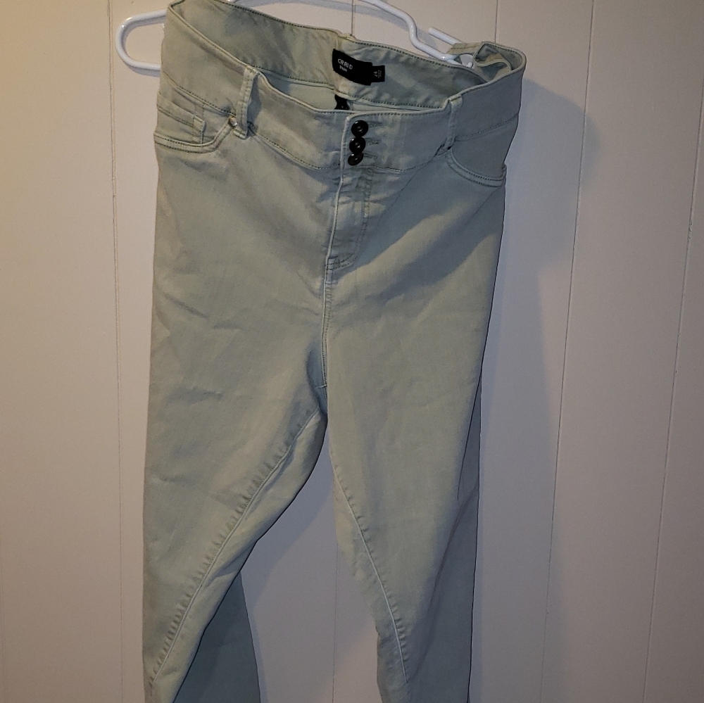 Torrid Mint Colored Ankle Pants
